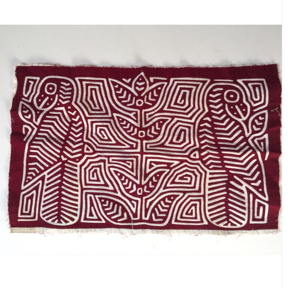 Not for sale
Hand crafted wall hanging embroidered quilt Mola